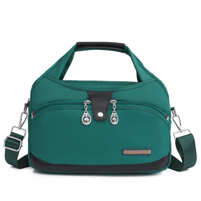 Geantă crossbody antifurt din nailon — design hidrofug, compartimente multiple, funcții de securitate ascunse