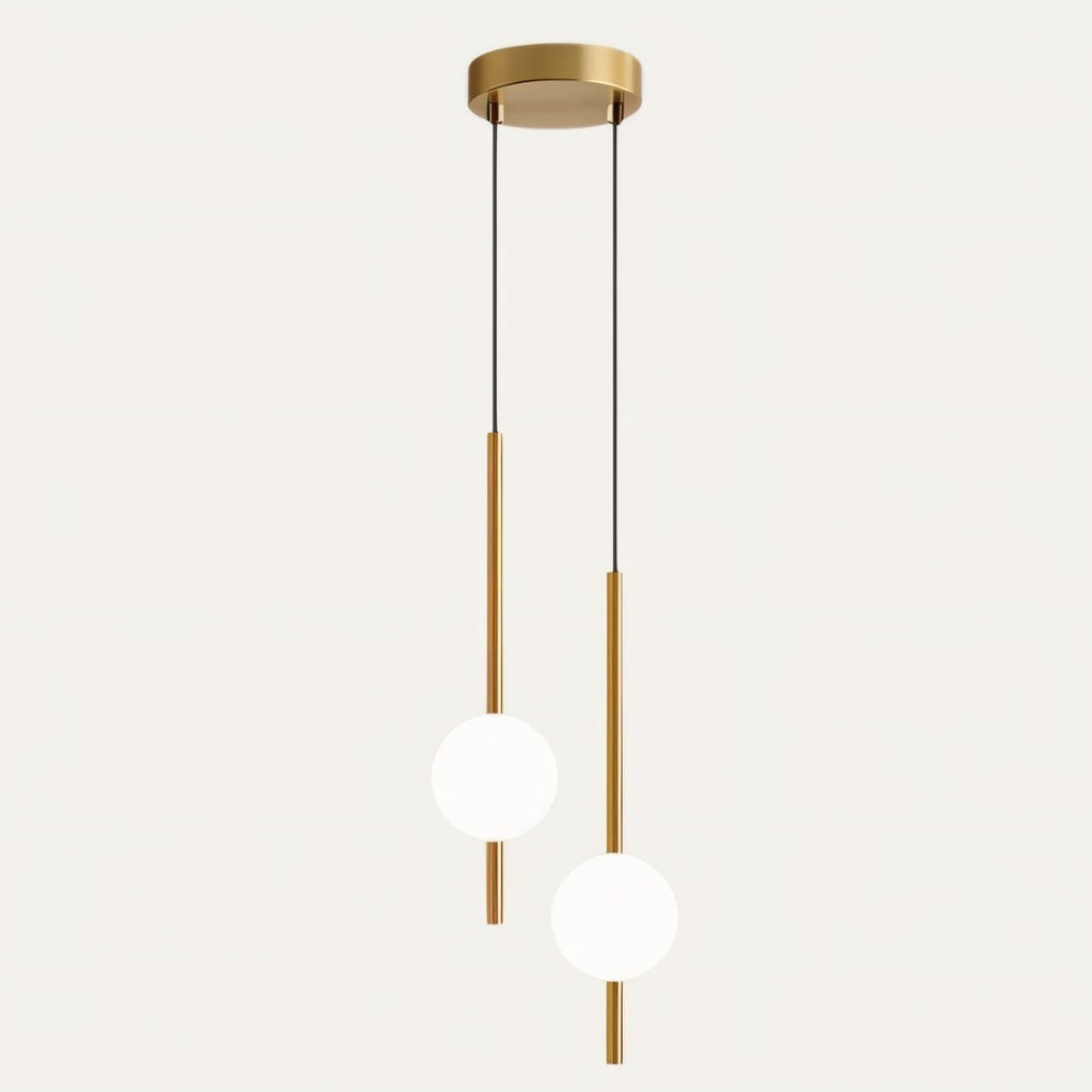 Lyra Pendant Light In Nordic Glass Pendant Light With Adjustable LED For Kitchen Islands