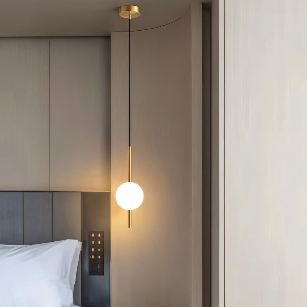 Lyra Pendant Light In Nordic Glass Pendant Light With Adjustable LED For Kitchen Islands