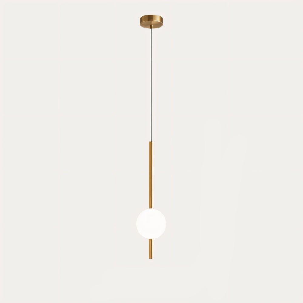 Lyra Pendant Light In Nordic Glass Pendant Light With Adjustable LED For Kitchen Islands