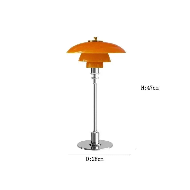 Asterin Modern Art Deco Glow Desk Lamp With Bold Geometric Pattern For Modern Living Spaces