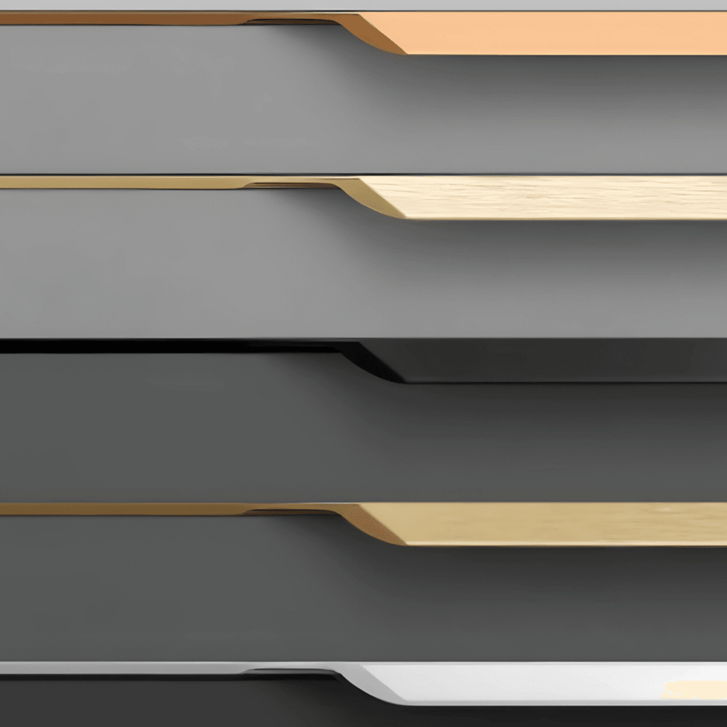 Corner Profile Cabinet With Anti-Fingerprint Finish And Hidden Handleless