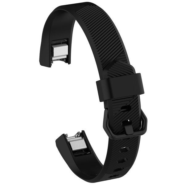 Černý silikonový řemínek — přímá náhrada za Fitbit Alta (HR)