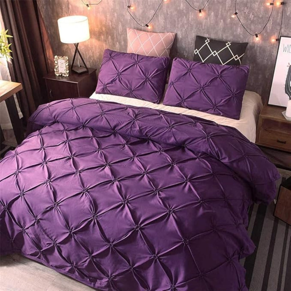 Luxusní sada povlečení na přikrývku s řaseným plisováním Amore | Ka-mostore