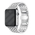 Steel Dragon Strap for Apple Watch in Silver Finish