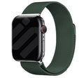 Milanese bandje voor Apple Watch — donkergroene editie