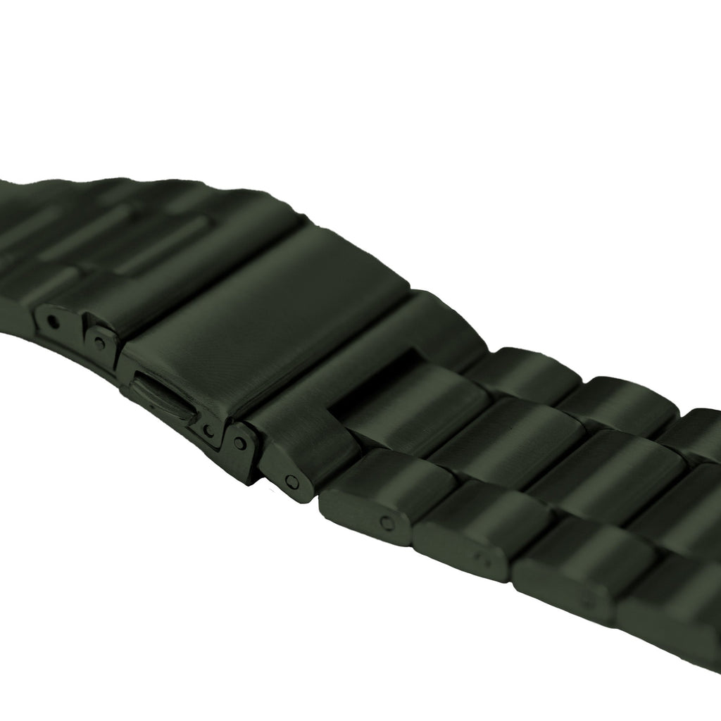 Apple Watch Stainless Steel Strap — Dark Green Finish