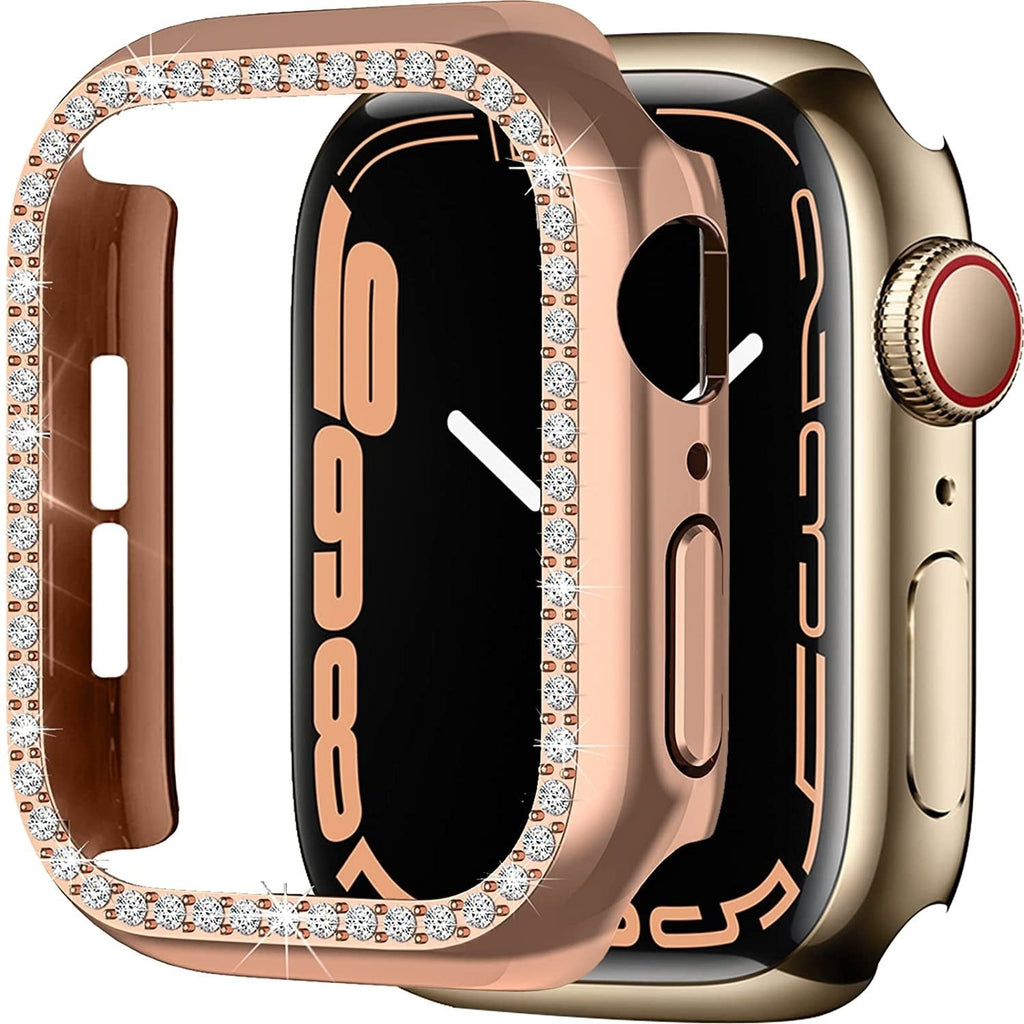 Apple Watch Rose Gold Diamond PC Hard Case