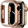 Apple Watch Rose Gold Diamond PC Hard Case