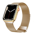 Correa milanesa color oro rosa para Apple Watch — cierre de hebilla seguro