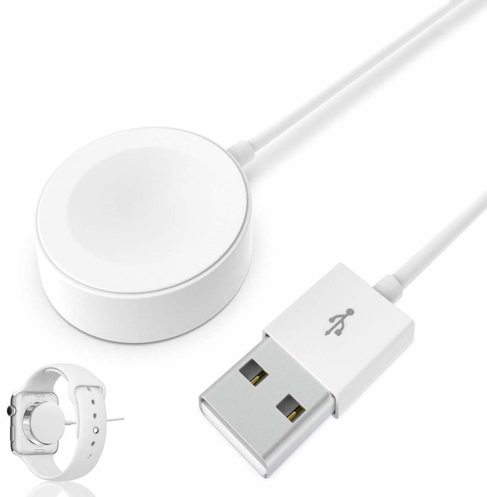 Apple Watch USB Charging Cable — Compact USB Power Cord for Standard Ports