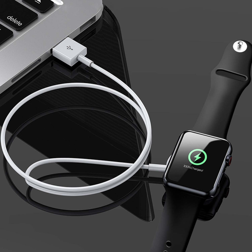 Apple Watch USB Charging Cable — Compact USB Power Cord for Standard Ports