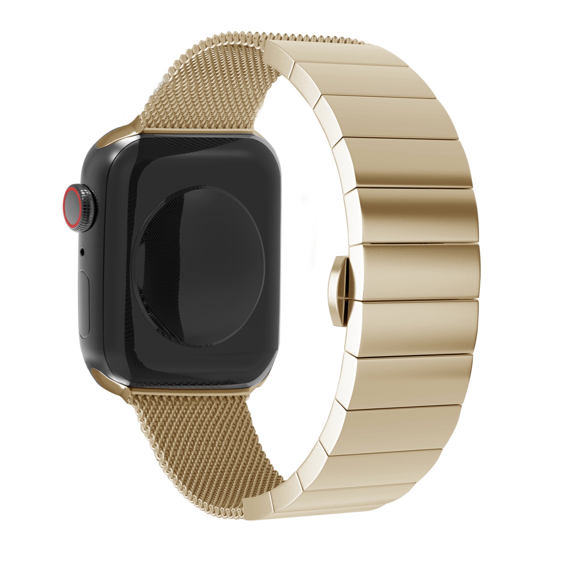 Apple Watch Milanese Strap — Premium Gold Stainless Steel