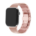 Correa milanesa de acero para Apple Watch — Acabado metálico en oro rosa