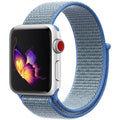 Blaues Nylonarmband für die Apple Watch – weiche Oberfläche, leicht elastisch