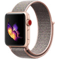Měkký růžový nylonový řemínek pro Apple Watch