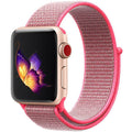 Pink Woven Nylon Strap for Apple Watch