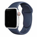 Blå silikonerem til Apple Watch — Let og sikker pasform
