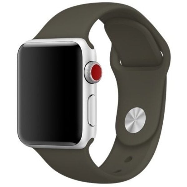 Apple Watch Silicone Strap — Army Green