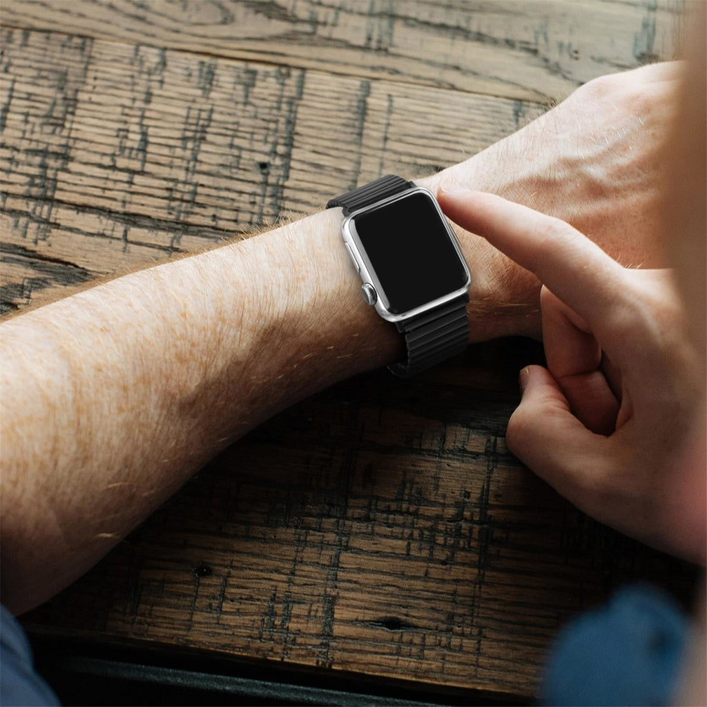 Apple Watch Black Steel Elastic Strap — Replacement