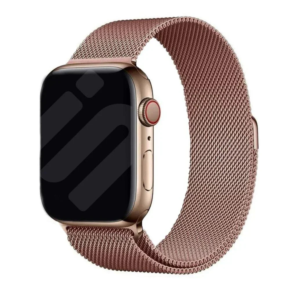 Milánský řemínek pro Apple Watch — barevná edice Rosé