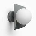 Colorful Hexagon LED Wall Light With Globe Shade E27 Socket For Bedroom And Living Room