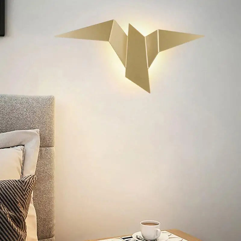 Bird Design Wall Lamp In Scandinavian Style, Aluminum And Acrylic LED 4W