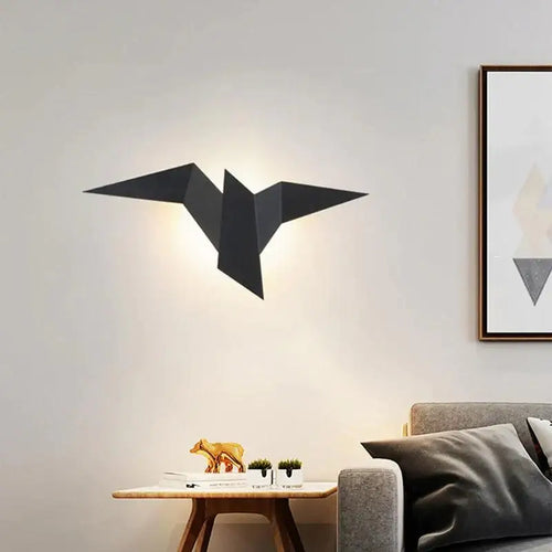 Bird Design Wall Lamp In Scandinavian Style, Aluminum And Acrylic LED 4W