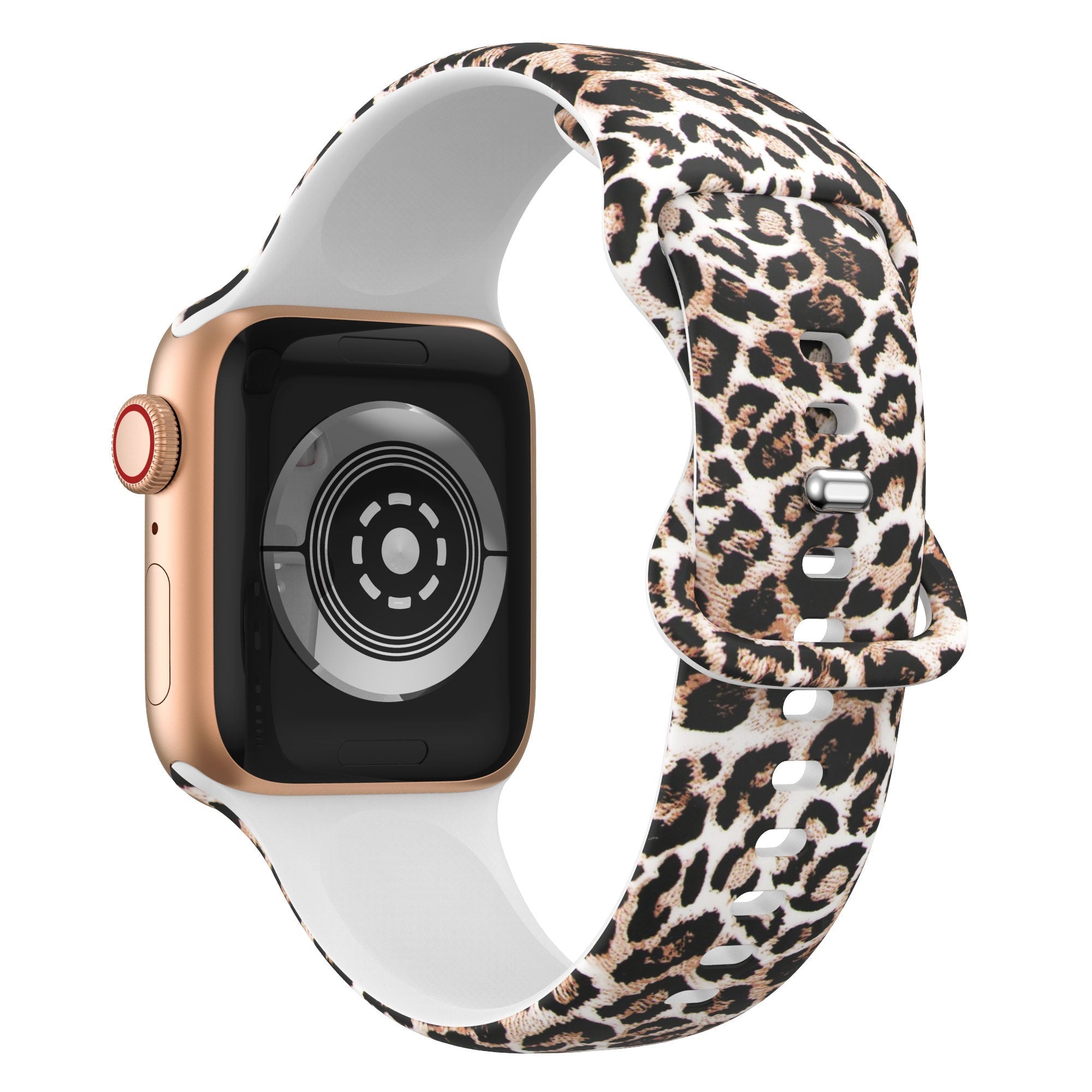 Řemínek Lucky Leopard pro Apple Watch — voděodolné pružné provedení