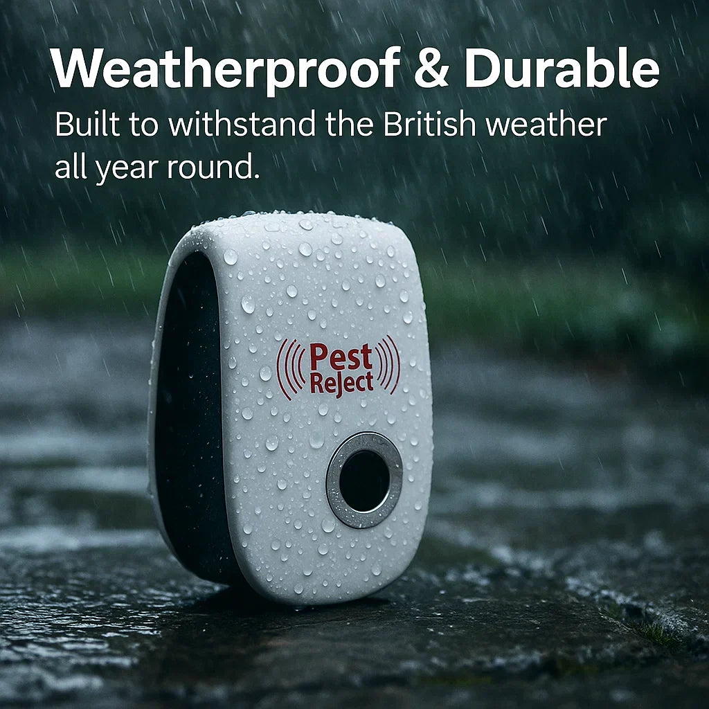 Garden Ultrasonic Pest Repeller, No Chemicals, Child And Pet Friendly, Up To 74 Sq Meters