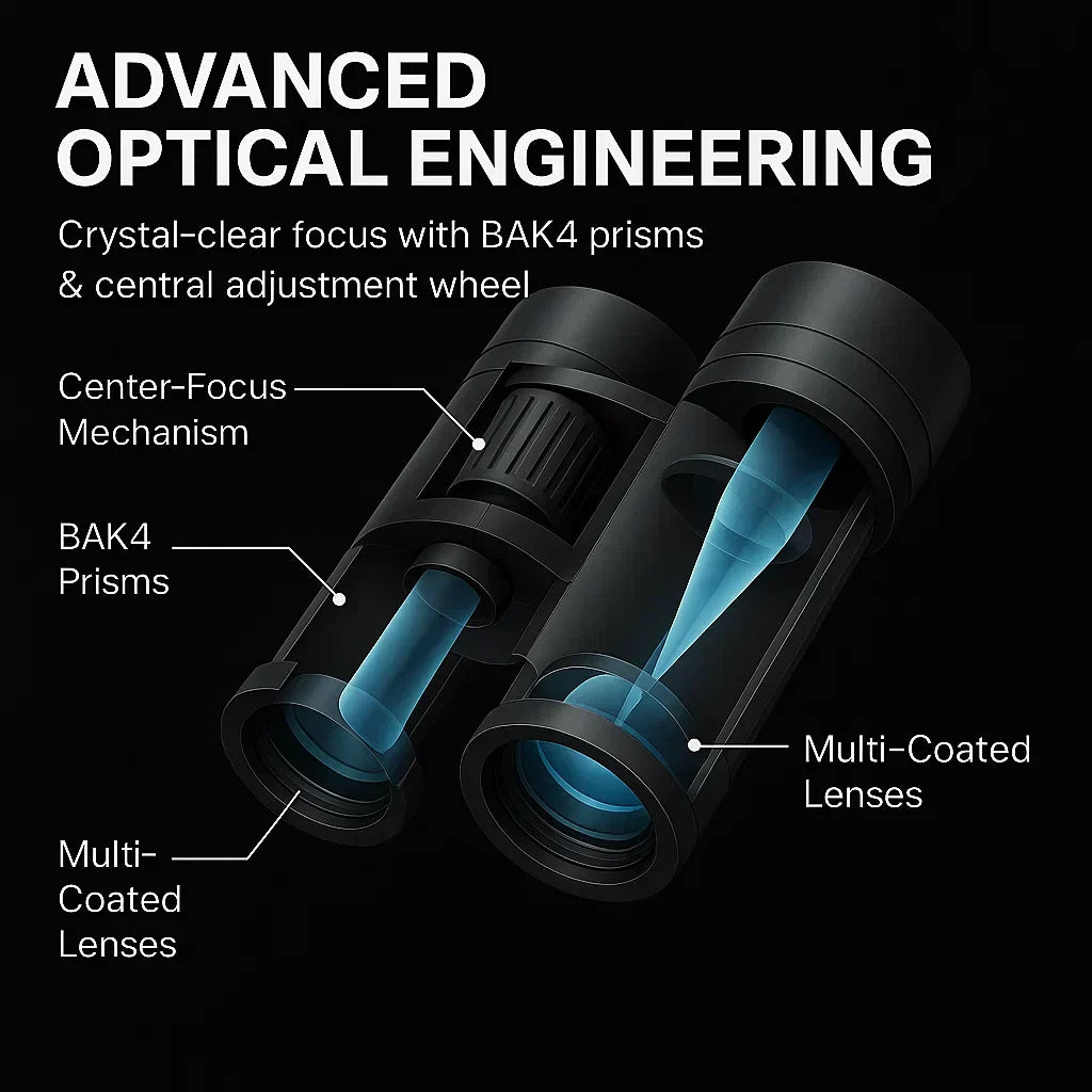 Pocket Folding Binoculars 40x22 For Birdwatching And Travel