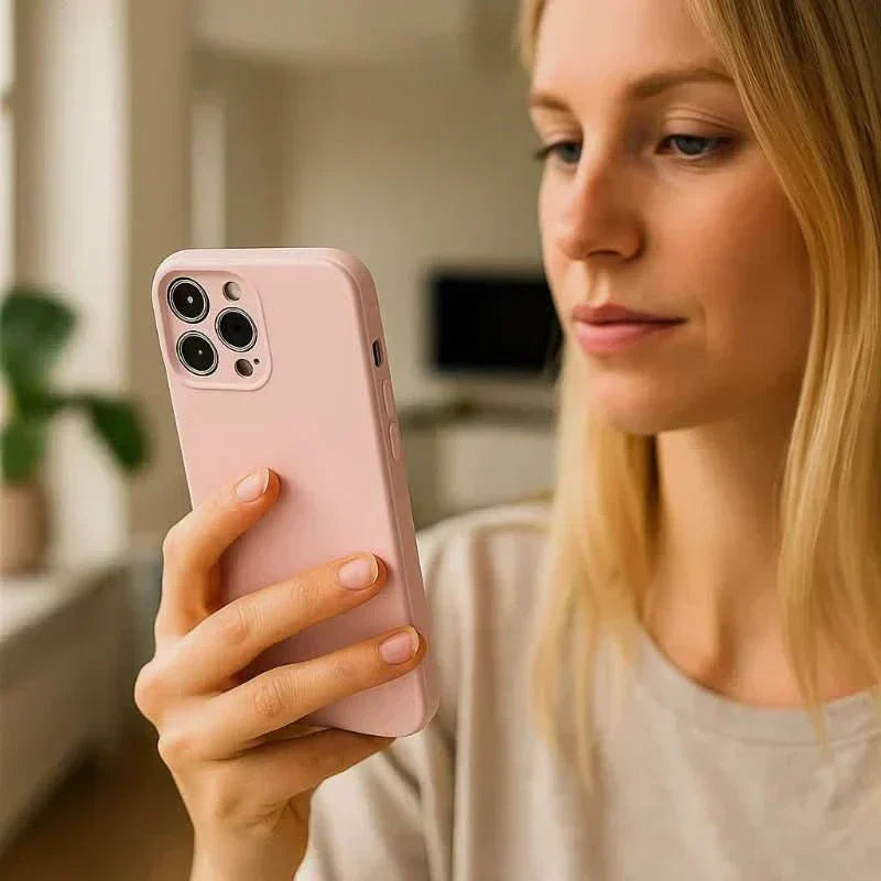 NexaGuard Slim stötsäkert silikonfodral — grepp med mjuk yta