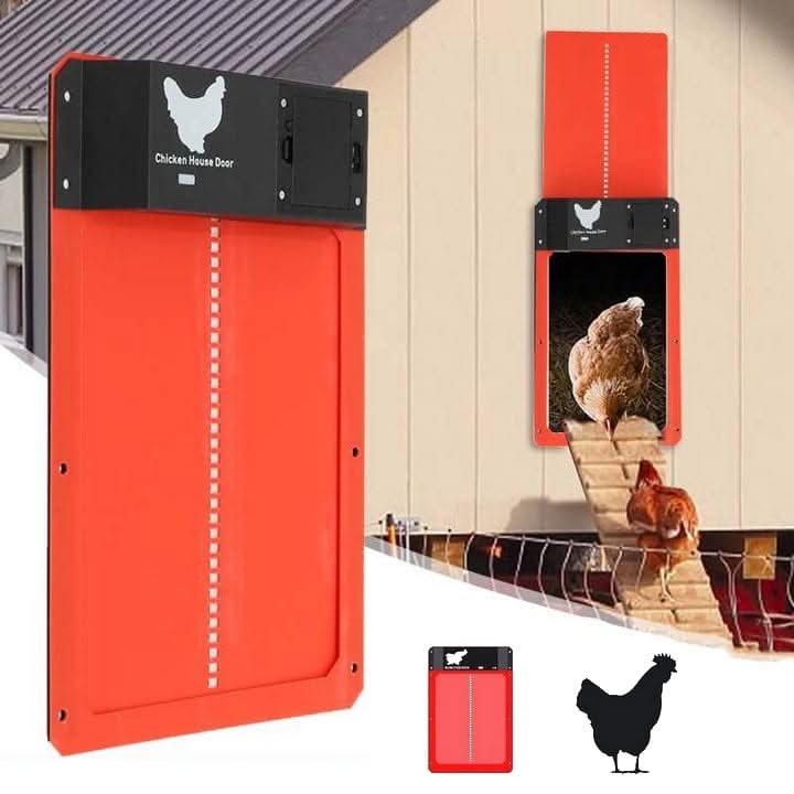 AUTOCOOP – Automatic Chicken Coop Door with Light Sensor & Weather Protection | Ka-mostore