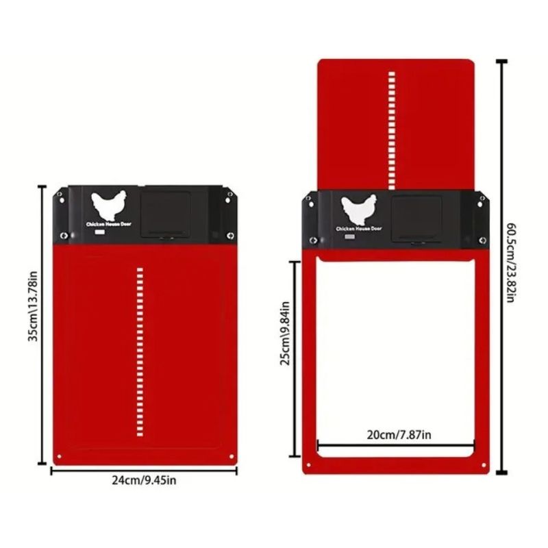 Entrada automatizada para gallinero | Ka-mostore