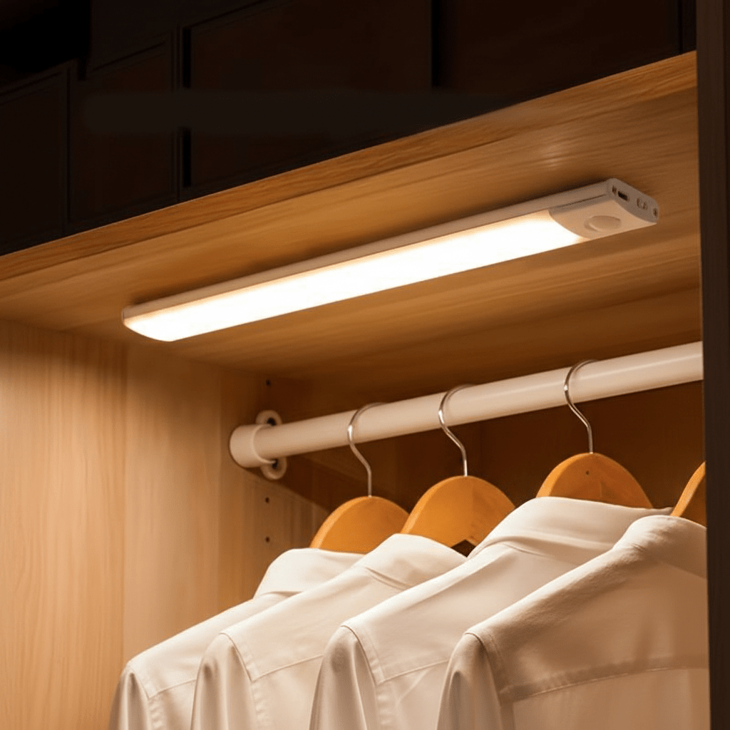 Closet And Under-Cabinet LED Light With Wireless Motion Sensor For Simple Illumination