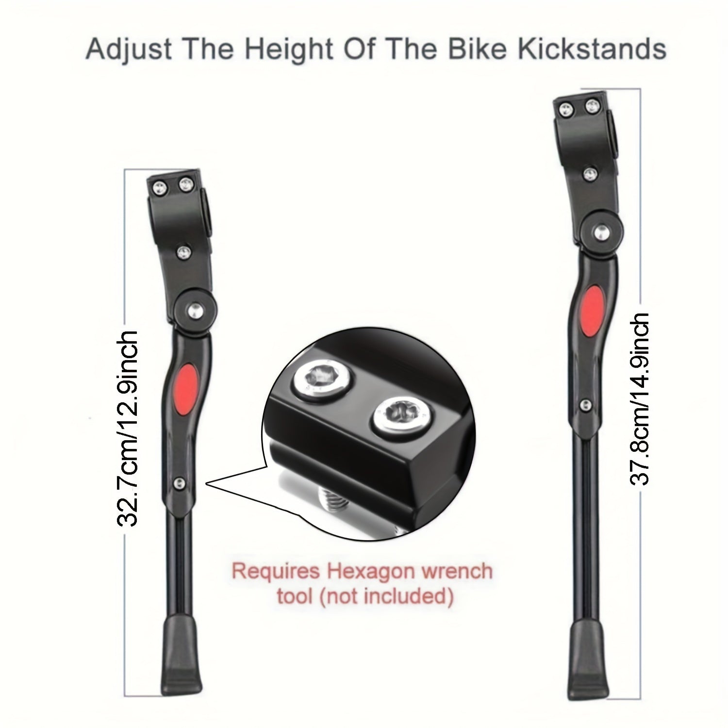 Aluminum Bike Stand 32-37cm Height Stable And Durable