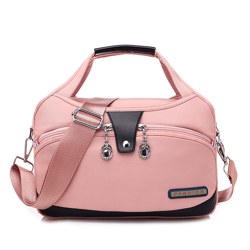 Geantă crossbody antifurt din nailon — design hidrofug, compartimente multiple, funcții de securitate ascunse