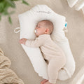 Cradle Contour Baby Positioning Pillow — Adjustable Side Support, Recessed Head Zone