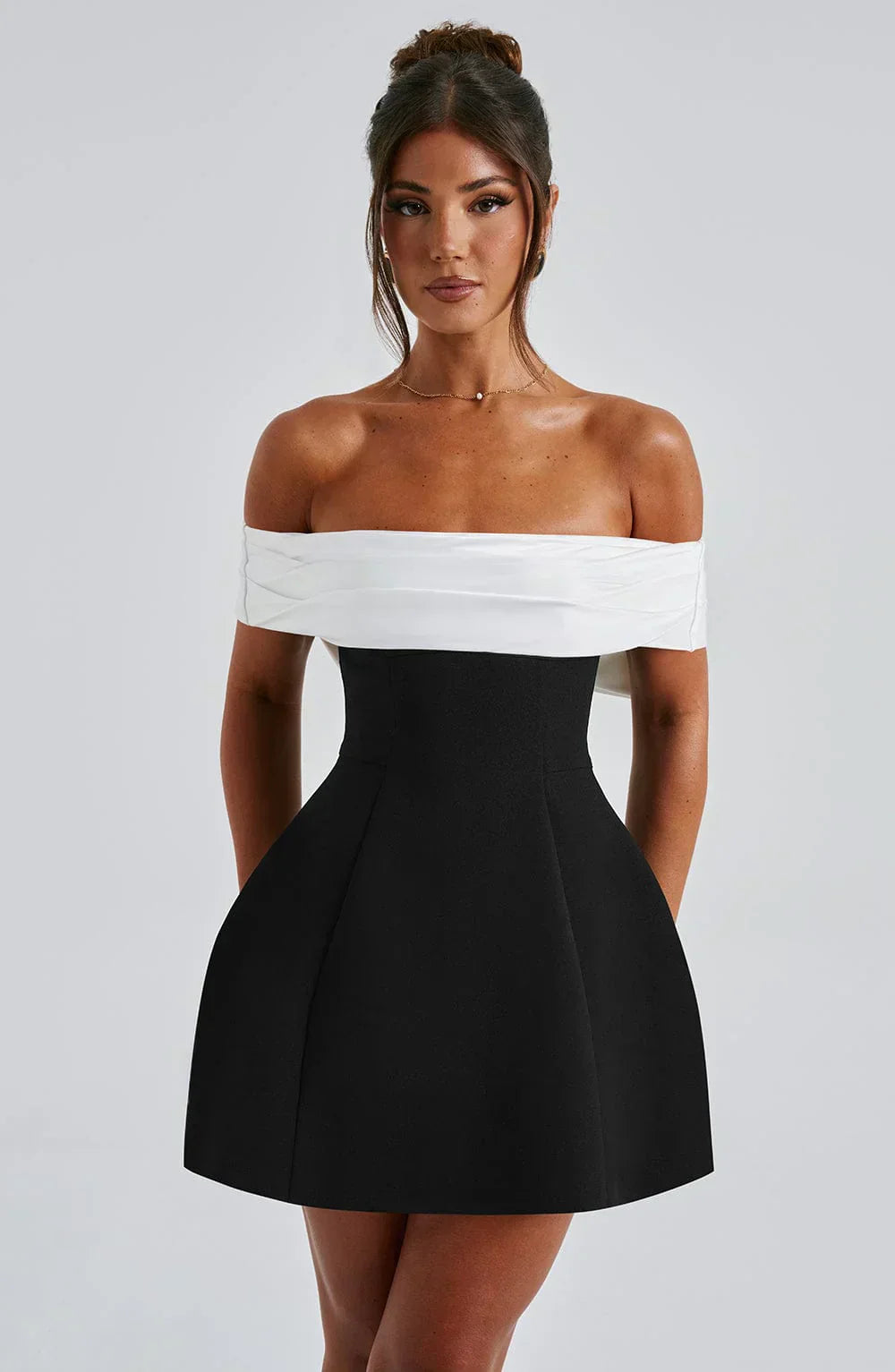 Backless Bow Mini Dress | Ka-mostore