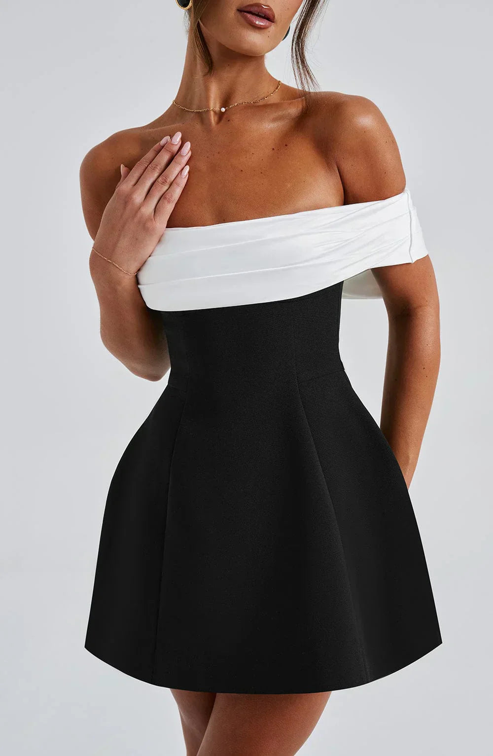 Backless Bow Mini Dress | Ka-mostore