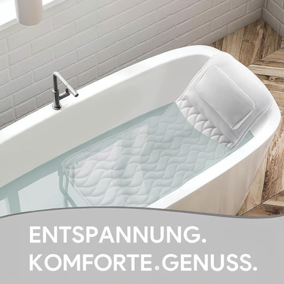 Badelux ergonomikus fürdőpárna — kényelmes, csúszásmentes fürdőtámasz