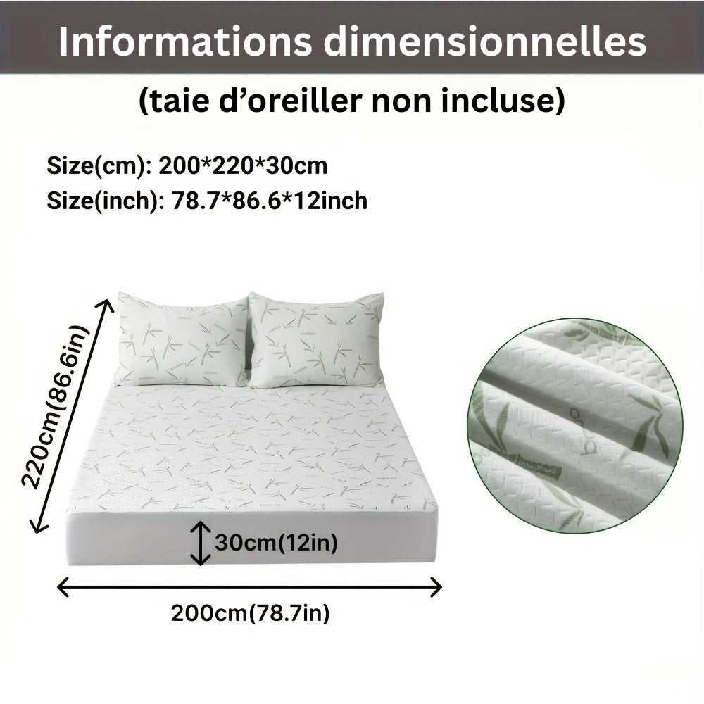 BambooCool Mattress Protector – Breathable and Cooling for Improved Sleep Comfort | Ka-mostore