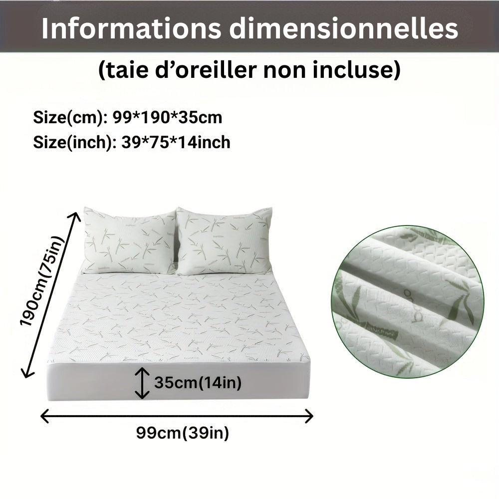 BambooCool Mattress Protector – Breathable and Cooling for Improved Sleep Comfort | Ka-mostore