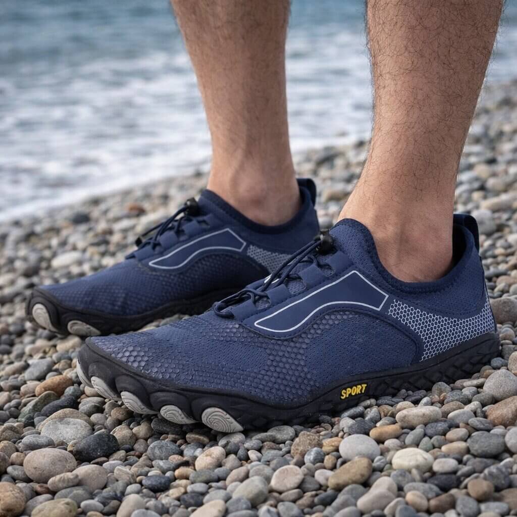 Pantofi de apă barefoot Aquavaro - pantofi de plajă impermeabili pentru femei și bărbați