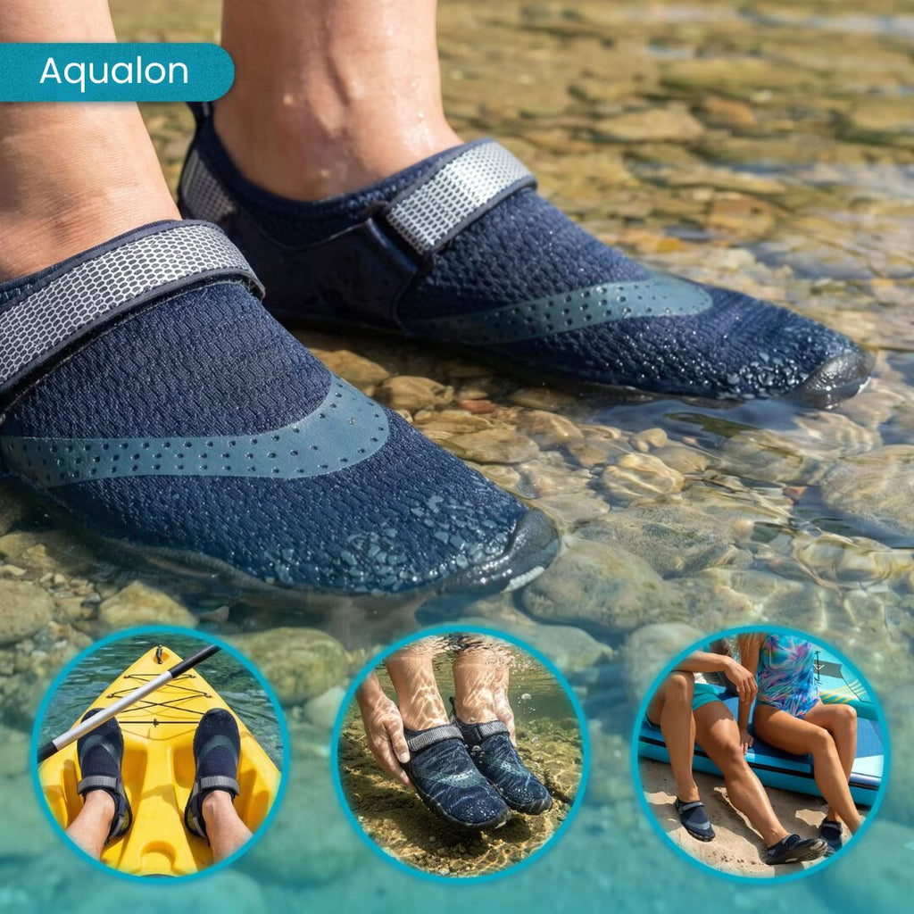 Chaussures aquatiques pieds nus Aqualon - conception légère et flexible