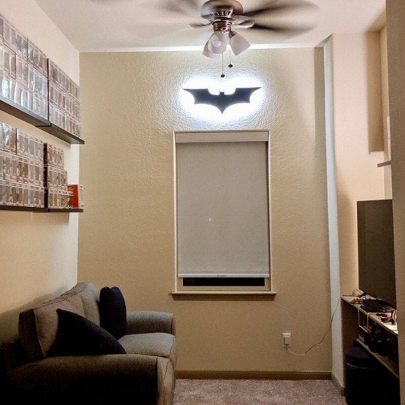 Batman LED Wall Lamp with Remote Color Control | Ka-mostore