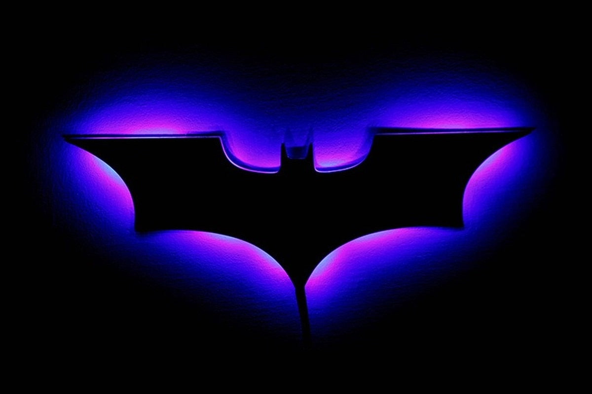 Batman LED Wall Lamp with Remote Color Control | Ka-mostore