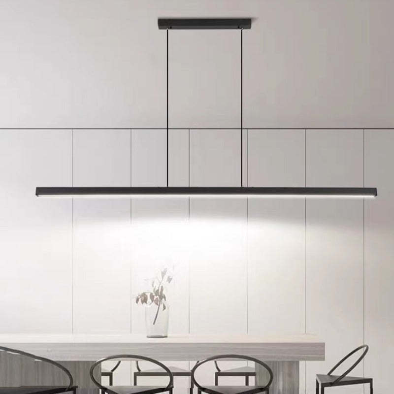 Aerolin Adjustable Height Pendant Light With Industrial LED Style For Modern Interiors
