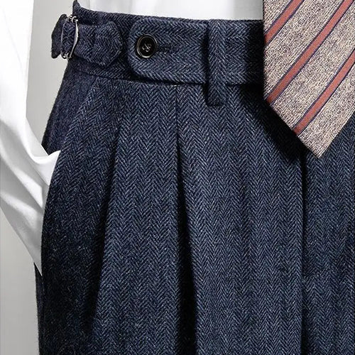 Komfortable bukser med belte for et elegant arbeidsantrekk | Ka-mostore