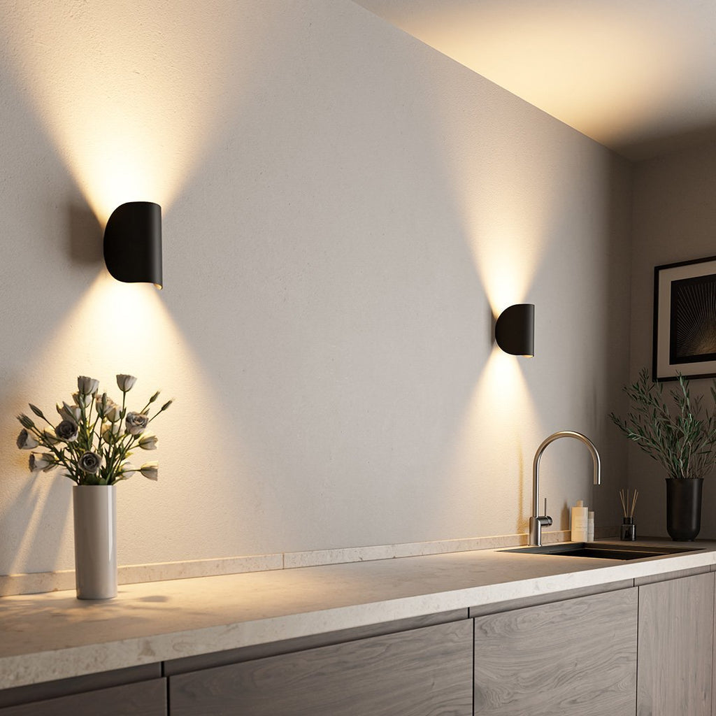 SolaraGlow Diffused Warm Wall Light For Living Rooms And Workspaces Modern Home Illumination